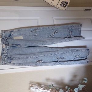 Ten Thirty wide leg light blue jeans size 9/ 29 New